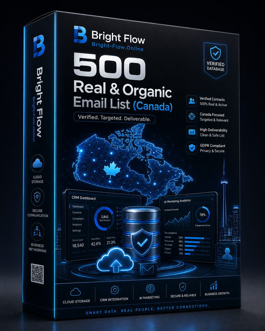 500 Real &amp; Organic Email List (UK)