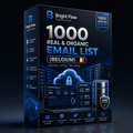 1000 Real &amp; Organic Email List (Belgium)