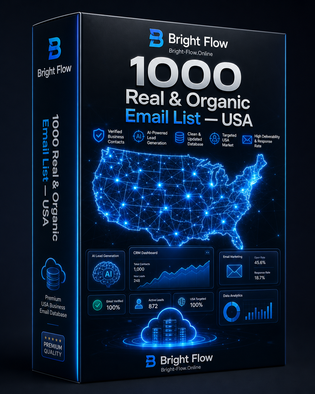 1000 Real &amp; Organic Email List (USA)