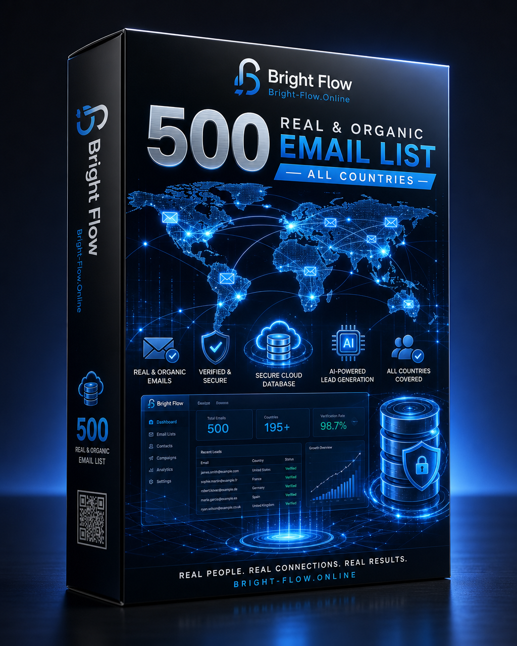 500 Real &amp; Organic Email List (All Countries)